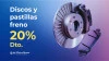 20% descuento en discos y pastillas