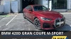 BMW Serie 4 420d Gran Coupé BMW Serie 4 420d Gran Coupé