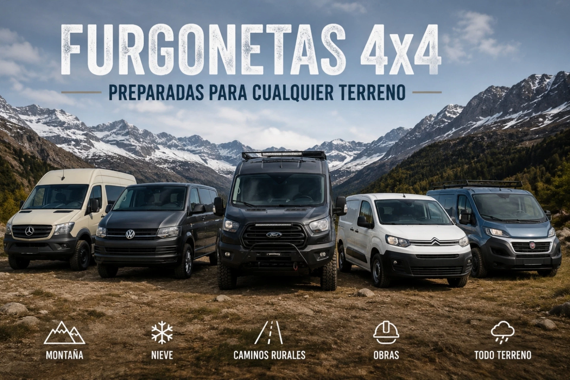 Furgonetas 4x4 de segunda mano en España: guía completa para elegir la mejor