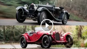 Fiskens y sus dos joyas del Retromobile: Alfa 8C y Bugatti Type 55