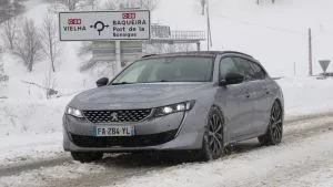 El Peugeot 508 SW no teme a la nieve en la Winter Experience