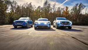 Audi e-tron, Porsche Mission E Cross Turismo y Mercedes EQC, Triunvirato eléctrico