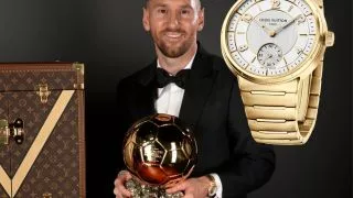 Cuánto cuesta el reloj de Louis Vuitton que usó Messi en el Balón de Oro  2023?