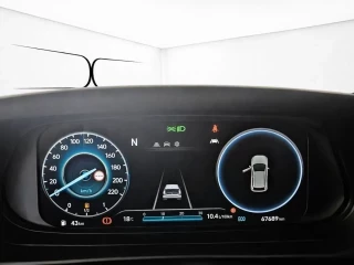 Cuadro de instrumentos con indicación de kilómetros recorridos del Hyundai I20 1.0 TGDI 74kW (100CV) Klass.