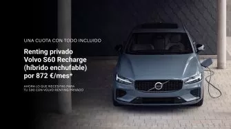 Renting privado Volvo S60 Recharge (híbrido enchufable)