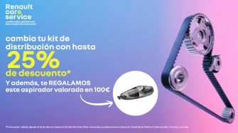 Consigue un 25% de descuento en el cambio de tu kit de distribución