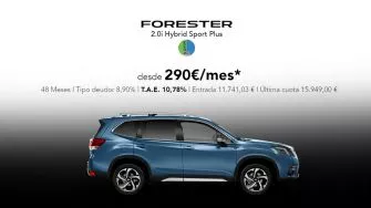 Subaru Forester 2.0i Hybrid Sport Plus (Oferta Multiopción)