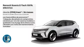 Renault Scenic E-Tech 100% eléctrico.