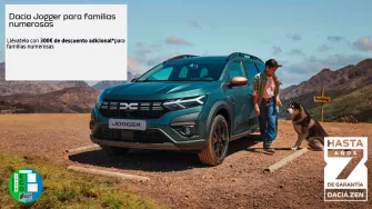 Dacia Jogger para familias numerosas