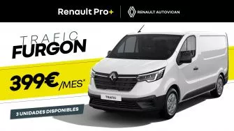 Renault Trafic Furgón por 399€/mes con entrega inmediata