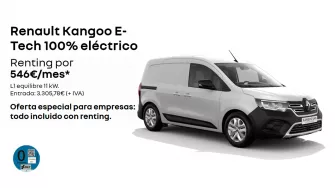 Renault Kangoo E-Tech 100% eléctrico