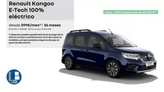 Renault Kangoo E-Tech 100% eléctrico
