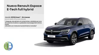 Renault Espace E-Tech full hybrid.
