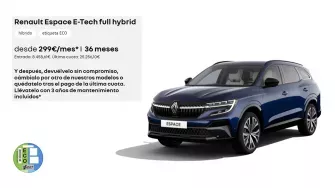 Renault Espace E-Tech full hybrid.