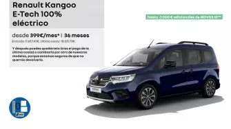 Renault Kangoo E-Tech 100% eléctrico.