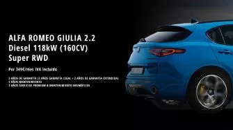 ALFA ROMEO STELVIO 2.2 Diesel 118kW (160CV) Super RWD