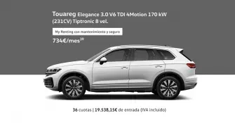 Touareg Premium 3.0 V6 TDI 170 kW (231 CV) - My Renting