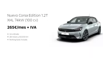 Nuevo Corsa Edition 1.2T XHL 74kW (100 cv)