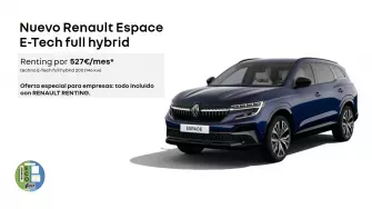 Renault Espace E-Tech full hybrid para Empresas