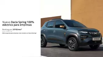 Oferta Dacia Spring 100% eléctrico para empresas 