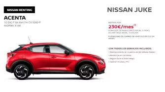 Nissan Juke Renting (Acenta)