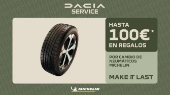 PROMOCIÓN DACIA: TUS NEUMÁTICOS MICHELIN CON REGALO