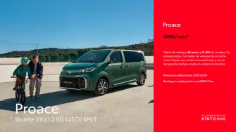 Proace Shuttle VX L1 2.0D 145CV 6M/T