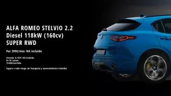 ALFA ROMEO STELVIO 2.2 Diesel 118kW (160cv) SUPER RWD: