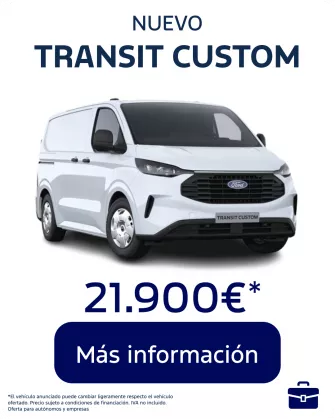 Transit Custom por 21.900 €* 