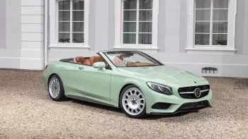 El Mercedes-Benz Clase S Cabrio convertido en helado de menta