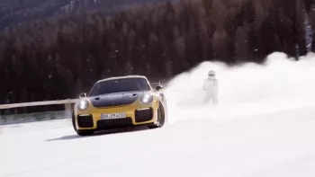 En vídeo, lo mejor para practicar Skijöring es un Porsche 911 GT2 RS