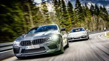 BMW M8 Competition VS Porsche 911 Turbo S: no es país para viejos