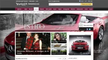 22.05.2012 MERCEDES BENZ LANZA YAHOO! TENDENCIAS.