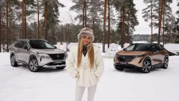 Nissan ilumina Finlandia: prueba invernal X-Trail y Ariya