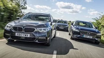 Comparativa: BMW Serie 5 Touring, Mercedes Clase E Estate y Volvo V90