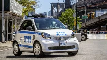 smart fortwo is the new official vehicle of the US police force - do you know why?