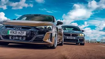 Audi RS e-tron GT vs BMW M5 CS: chispas al volante