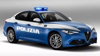 La policía con más «cuore», la Polizia italiana incorpora el Giulia, el Giuletta y el Renegade