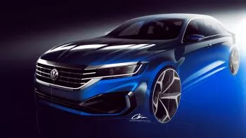 Volkswagen Passat 2019: primeros bocetos del facelift del sedán