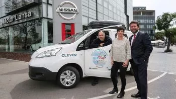 Nissan irá de Barcelona a Noruega en un vehículo 100% eléctrico
