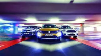 Comparativa: Volkswagen T-Roc, Toyota CH-R y Mini Countryman