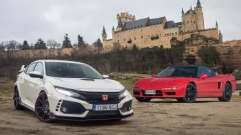 ¿Con cuál te quedas? Honda Civic Type R (2017) y NSX (1990)