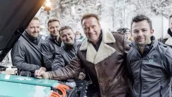 Arnold Schwarzenegger converts his Mercedes-Benz G-Class into an electric vehicle