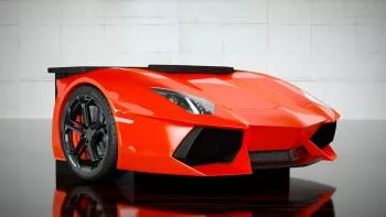 Esta es la mesa inspirada en el Lamborghini Aventador que siempre quisiste
