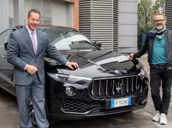 EL CEO de Maserati, Reid Bigland, y el mejor cocinero del mundo unidos