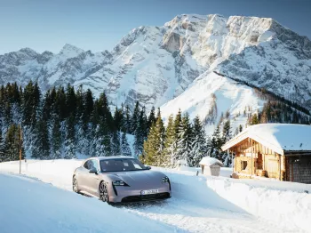 Excursiones invernales. Prueba Porsche Taycan Sport Turismo