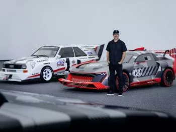 Ken Block tiene una nueva bestia, el Audi S1 e-tron Quattro Hoonitron