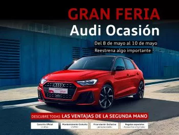 Feria Audi Ocasión en Iruñamóvil del 8 al 10 de mayo: más de 50 unidades con condiciones especiales