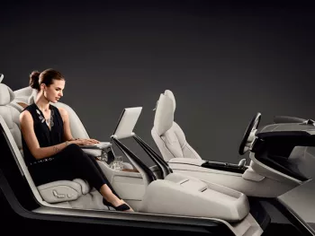 Volvo S90 Excellence Interior Concept: tres plazas, pero lujo extremo para una sola persona