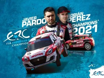 JAVIER PARDO, CAMPEÓN DE EUROPA DE RALLYES FIA ERC2 CON SUZUKI IBÉRICA